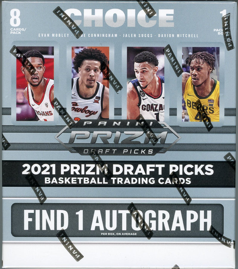 NBA 2021 Panini Prizm Draft Picks Collegiate Basketball choice box 1 Auto