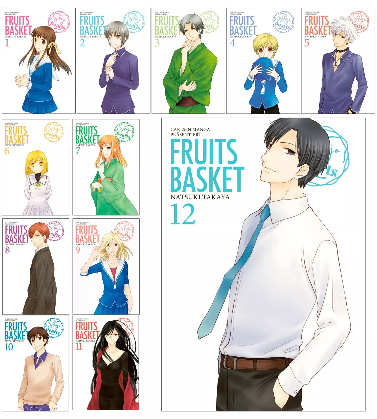 MANGA Fruits Basket (Shojo Pearls) Band 1-12