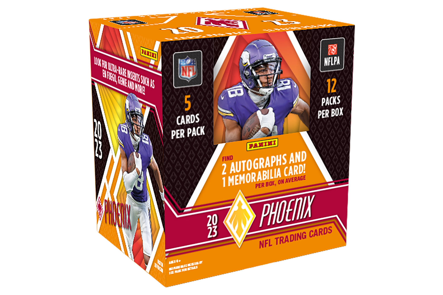 NFL 2023 Panini Phoenix Football Cards Box (2 Autograph)
