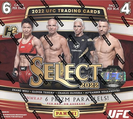 2022 Panini Select UFC Hobby Hybrid H2 box