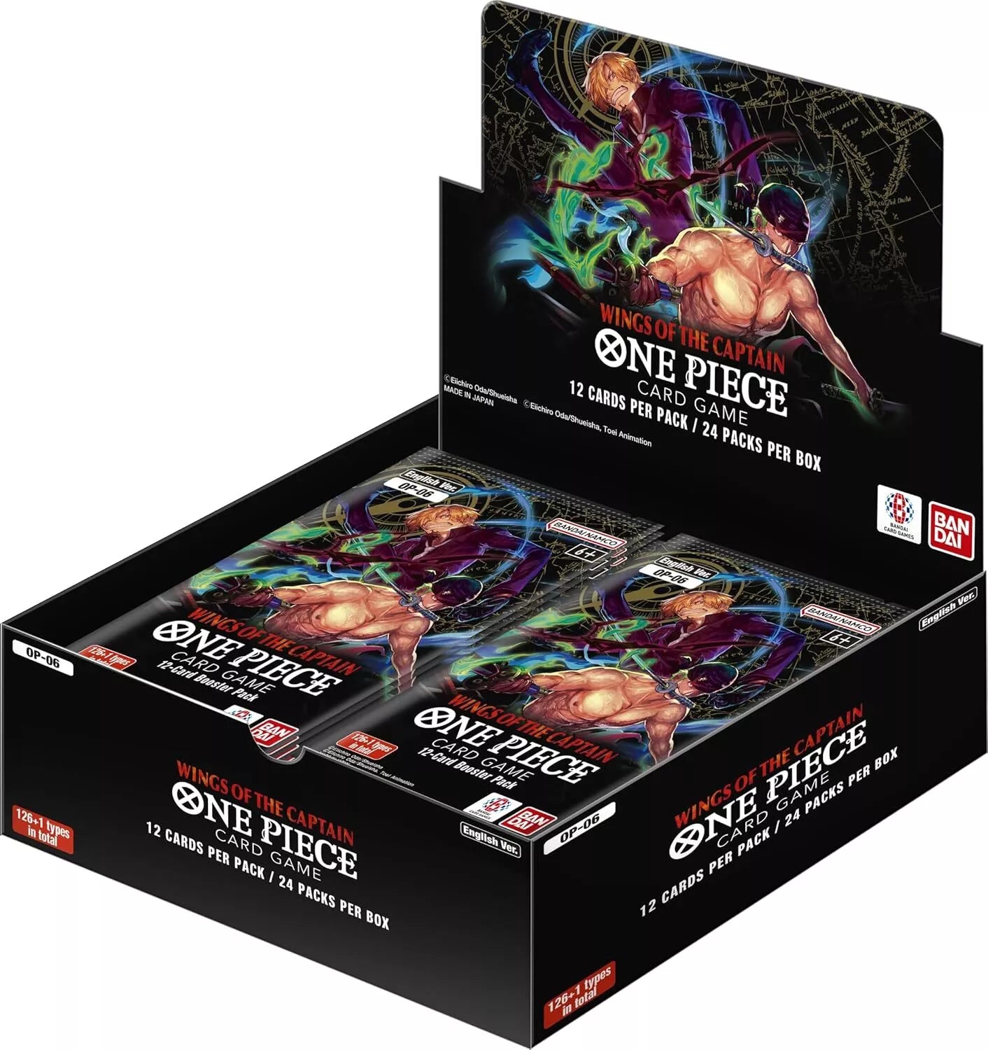 ONE PIECE OP 06 Wings of the Captain Booster Display (englisch) Box