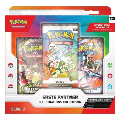POKEMON Erste Partner Serie 1-3 im set Illustrations Kollektion DE