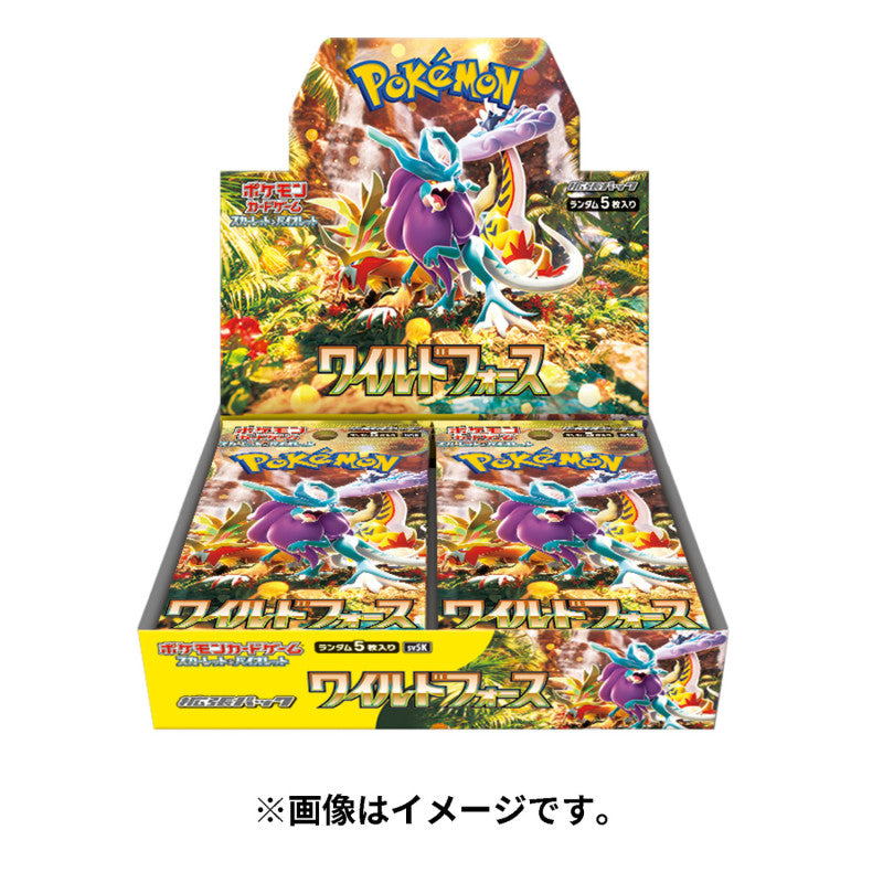 POKEMON Wild Force Scarlet & Violet Booster Box Sv5k (30) JP