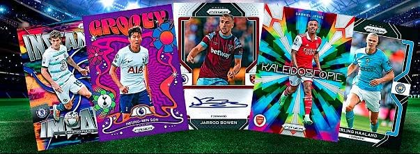 SOCCER 2022-23 Panini Prizm EPL Soccer Cards Box (1) Autographed
