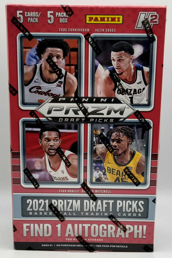 NBA 2021 Panini Prizm Draft Picks Collegiate Basketball hybrid box 1 Auto