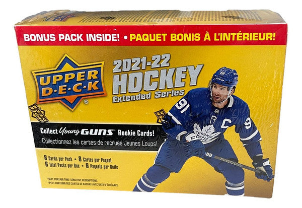 NHL 2021-22 Hockey Upper Deck Extended Series Blaster Box