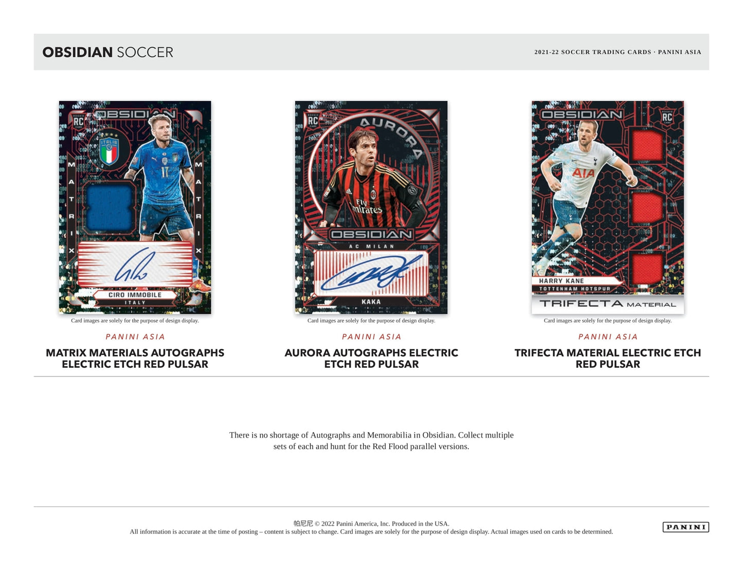 SOCCER 2021-22 Panini Obsidian TMALL Box
