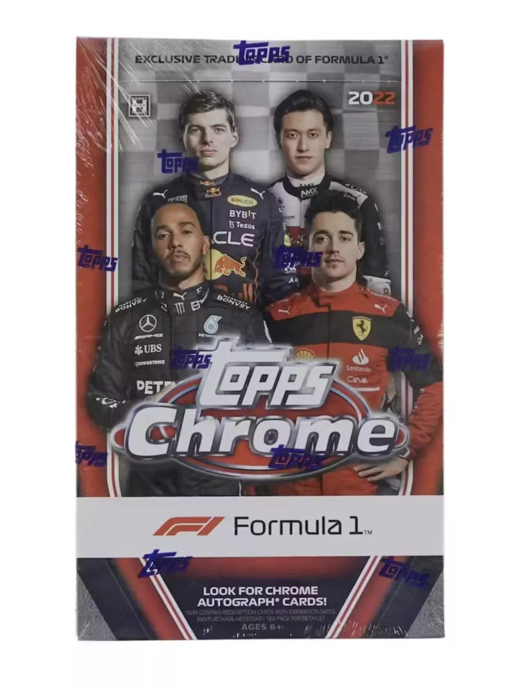 F1 2022 Topps Chrome Formula 1 racing box (18/4) HOBBY