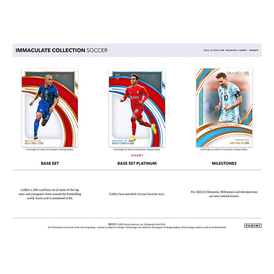 SOCCER 2022-23 Panini Immaculate Card Box (5 Auto/ Memo)