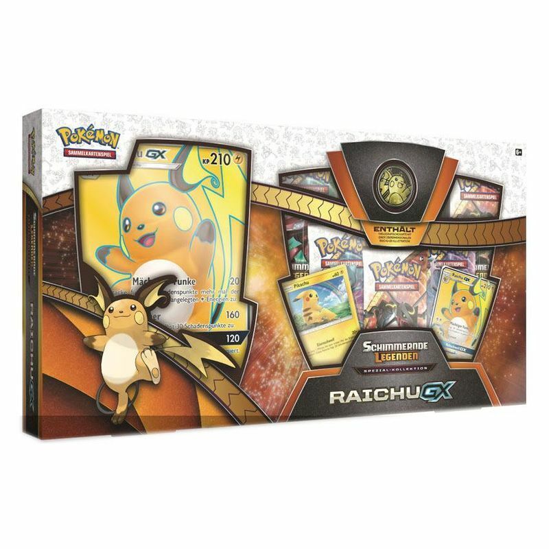 POKEMON 3.5 Raichu-GX Box (Schimmernde Legenden)