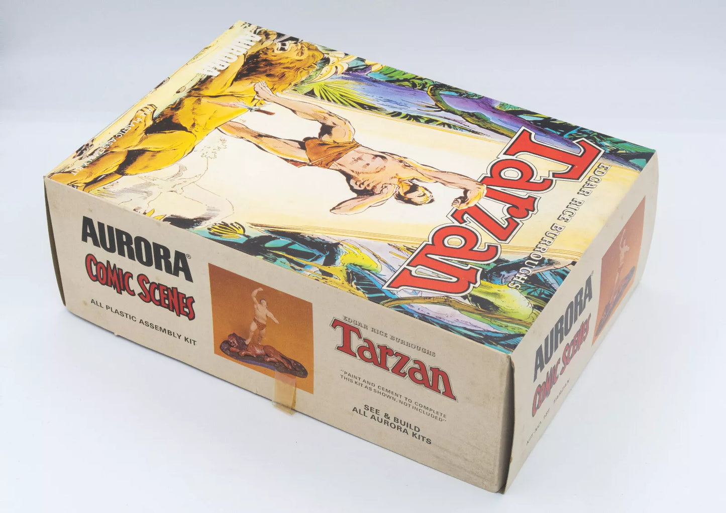 FIGUR Aurora Comic Scenes Tarzan Model Kit Nr.181 (1974)