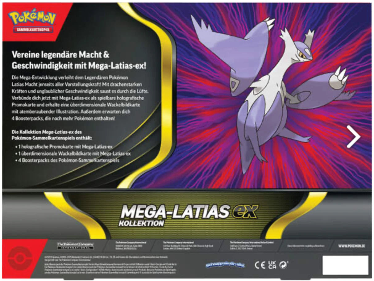 Pokemon Mega Latias ex Kollektion DE