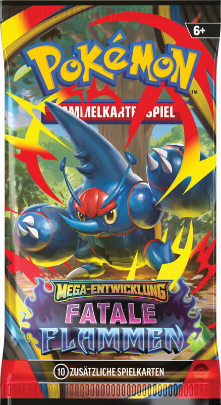 POKEMON Mega-Entwicklung: Fatale Flammen (10 Booster Packs) DE (voraussichtlich ab 14. November 2025)