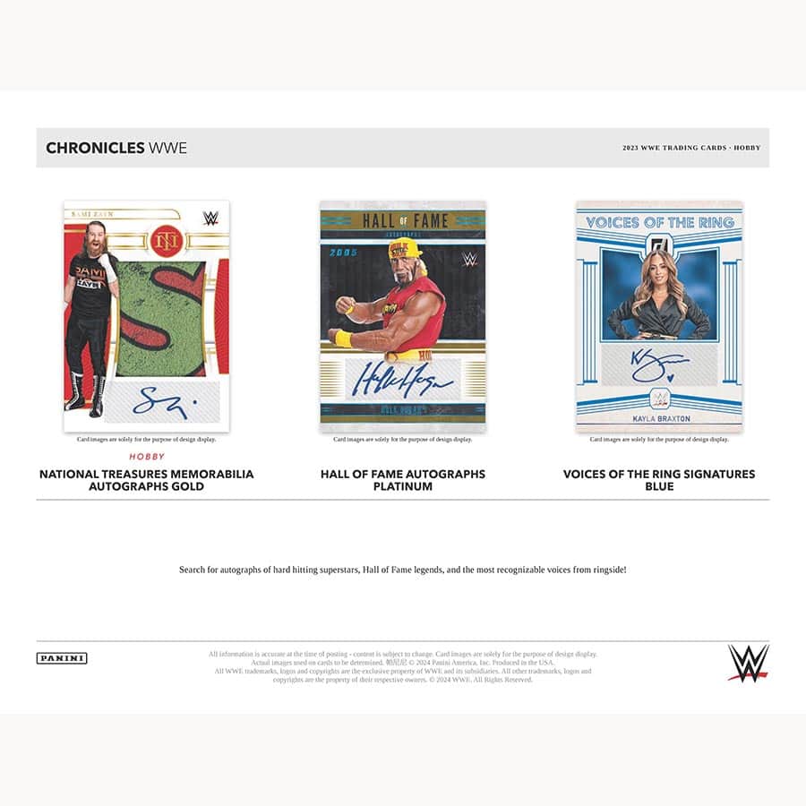 WWE 2023 Panini Chronicles Wrestling Hobby box