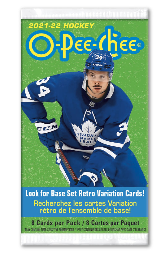 NHL 2021-22 Hockey O-Pee-Chee (Retail Foil) Box