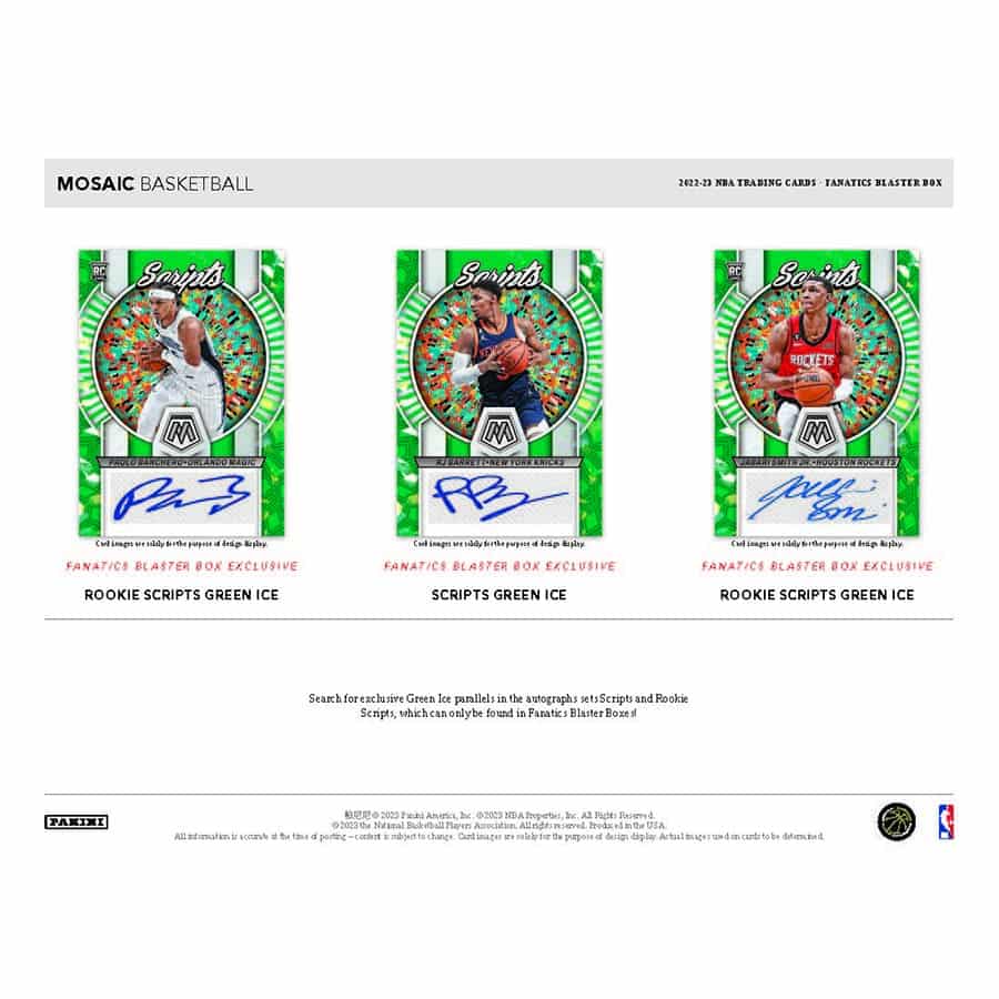 NBA 2022-23 Panini Mosaic Basketball Blaster Box