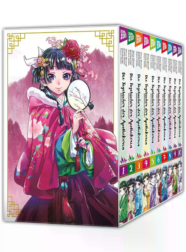 MANGA Die Tagebücher der Apothekerin - Geheimnisse am Kaiserhof 1-10 im Schuber