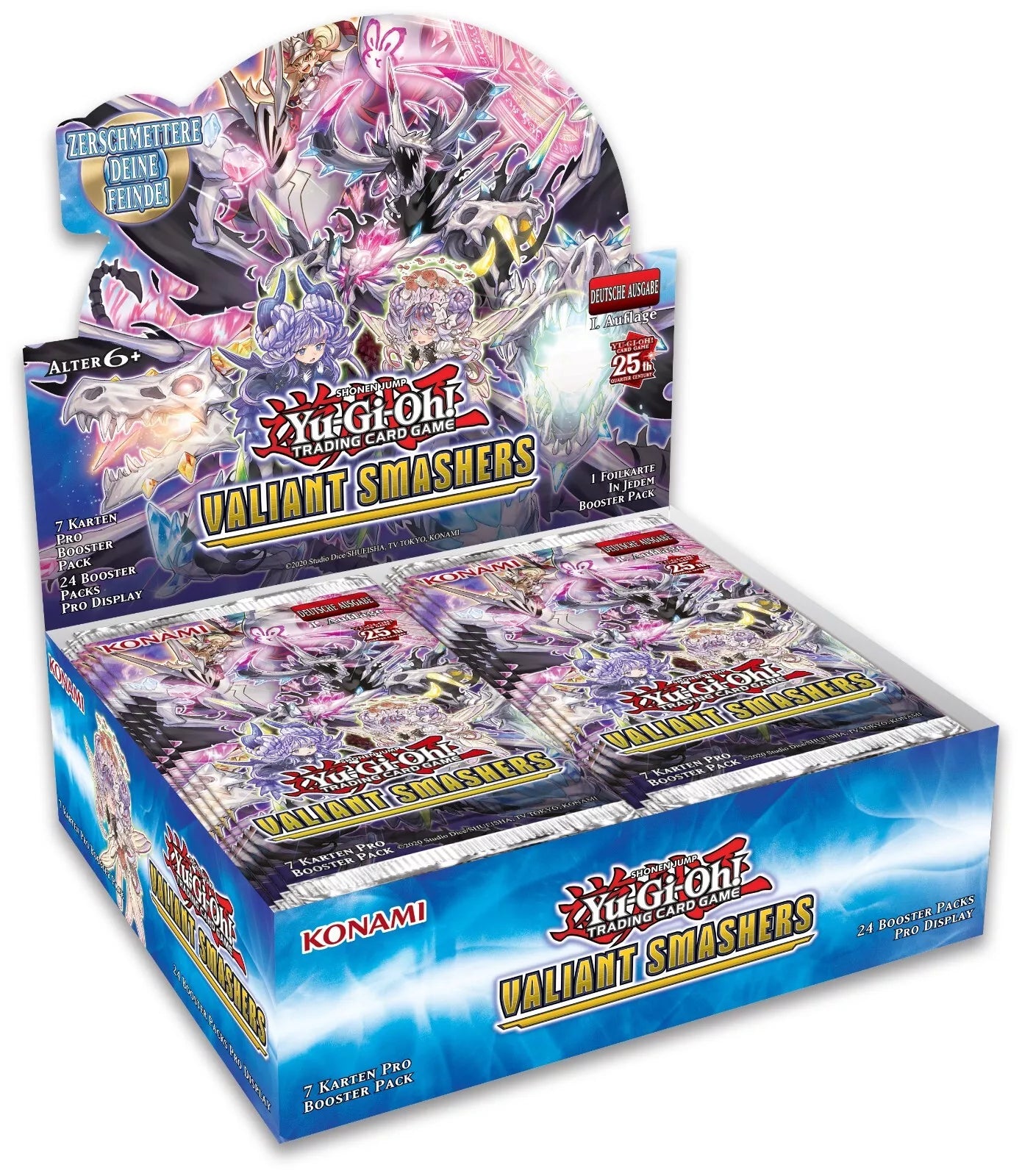 Yu-Gi-Oh! - Valiant Smashers Booster Display (24 Packs) - DE / EN