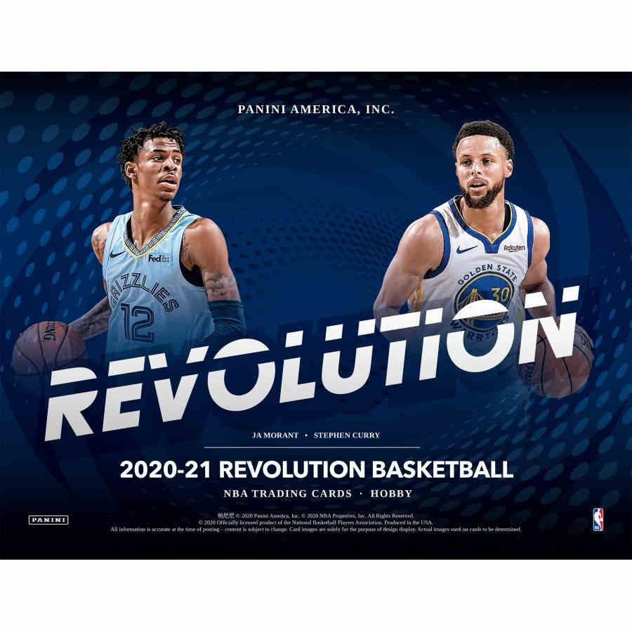 NBA 2020-21 panini revolution basketball hobby box