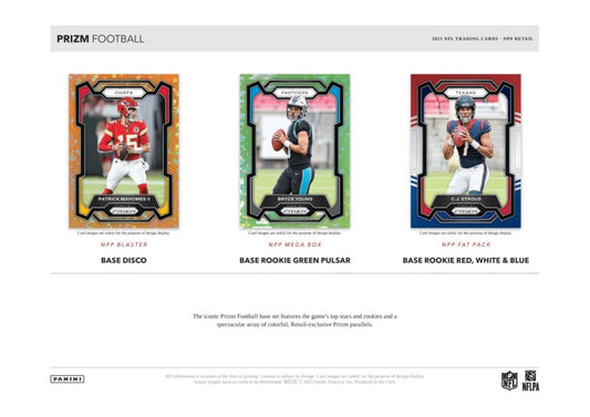 NFL 2023 Panini Prizm Football Hobby Mega Box