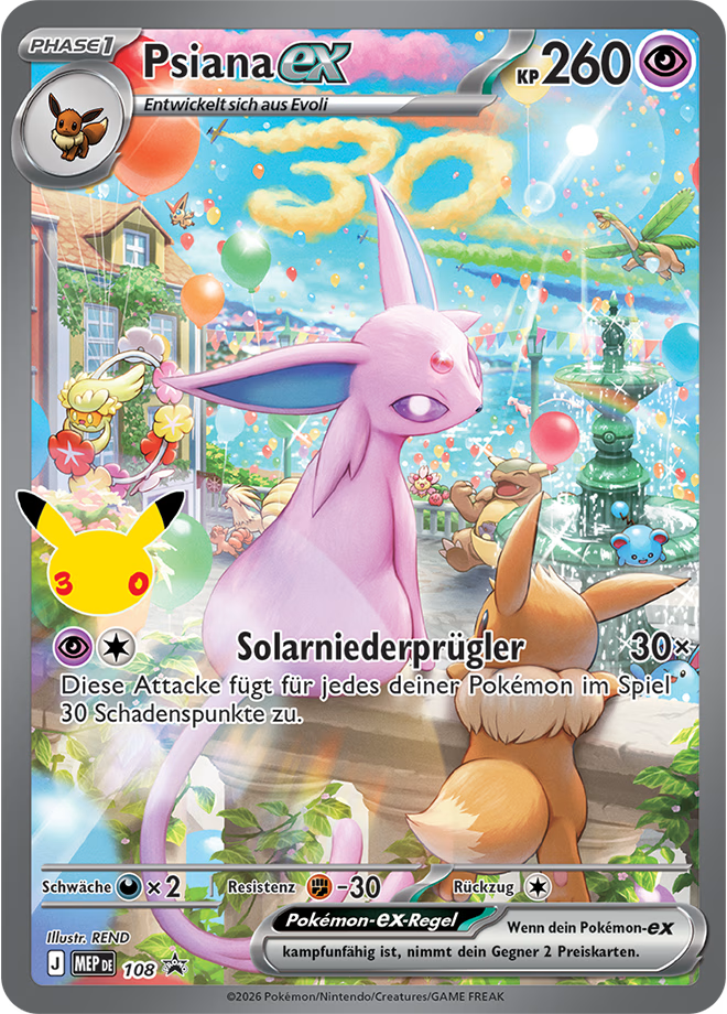 POKEMON 30 Jahre Ultra-Premium-Kollektion Tag EVT 06. November 2026