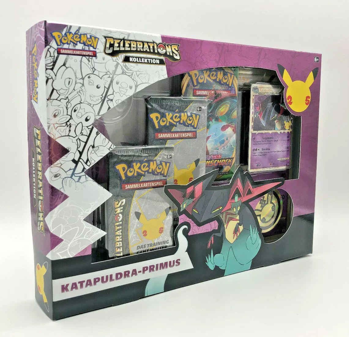 POKEMON Celebrations Katapuldra-Primus-Kollektion-Box DE