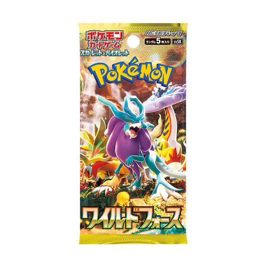 POKEMON Wild Force Scarlet & Violet Booster Box Sv5k (30) JP