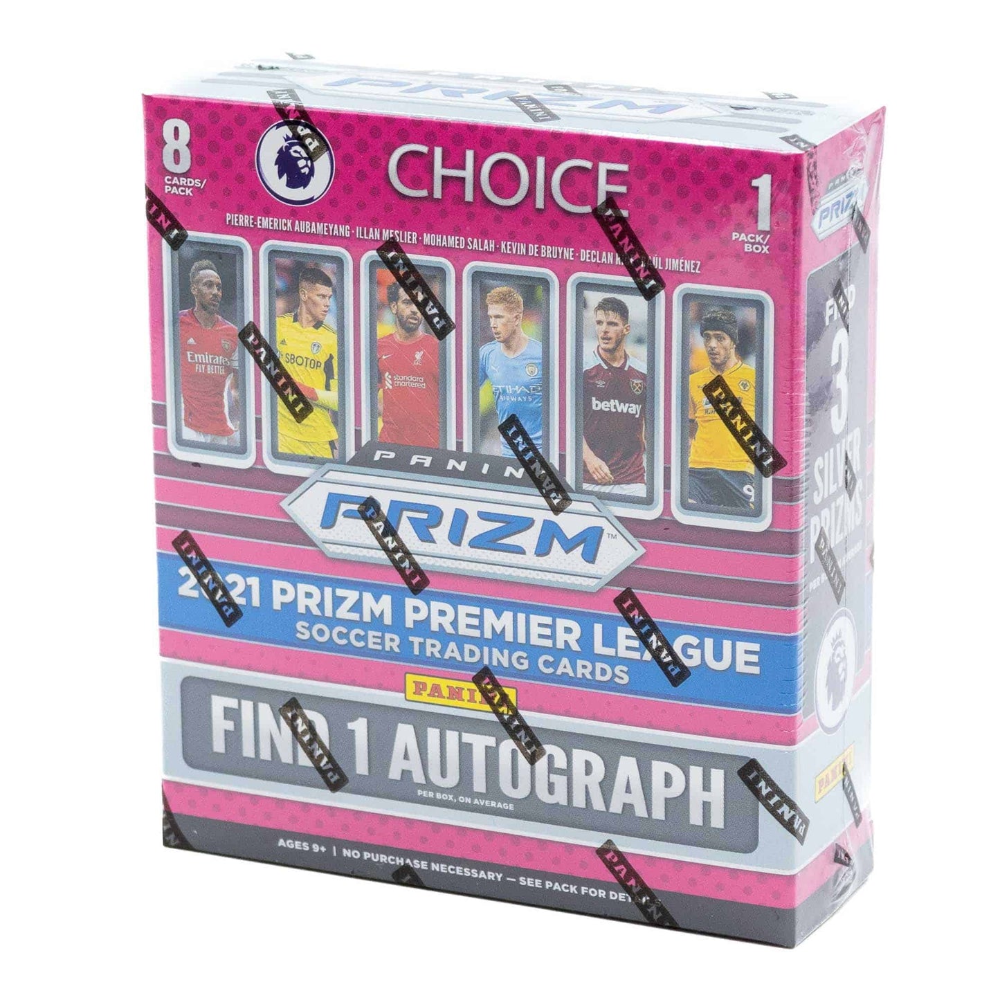 SOCCER 2021-22 Panini Prizm Premiere League Choice Card Box (1 Auto)
