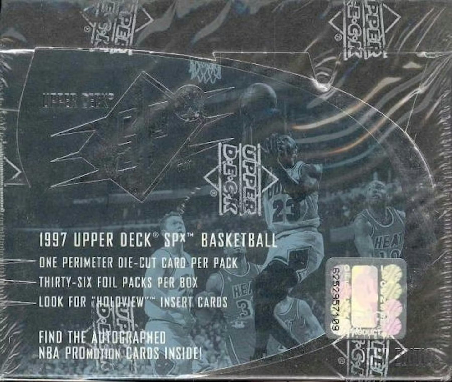 NBA 1997 Upper Deck SPx Basketball Factory Sealed Box