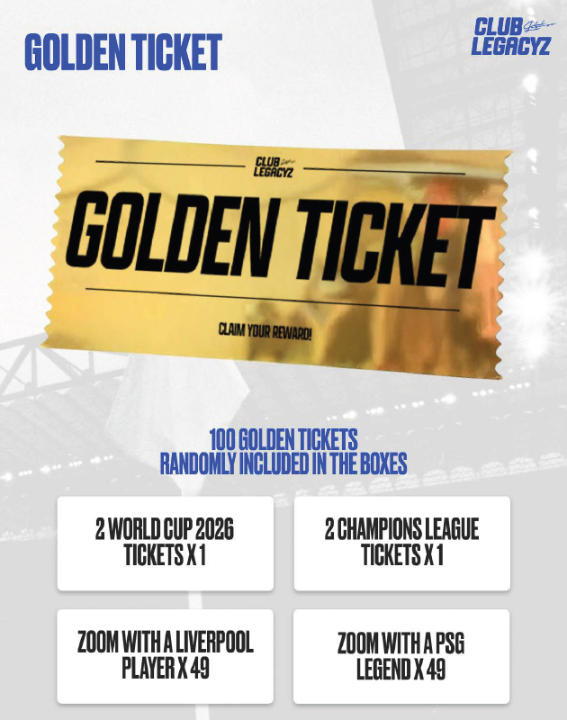 SOCCER Club Legacyz Icons 2nd Edition Football Cards Display (6 Boxes) - EN