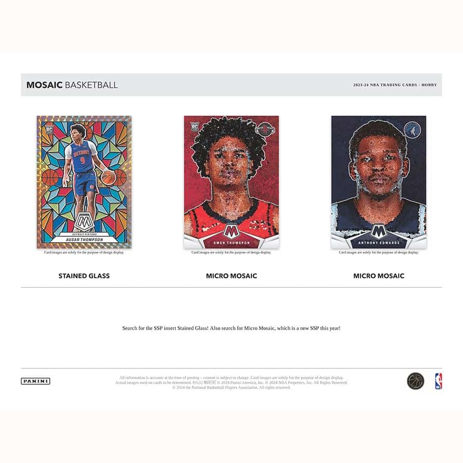 NBA 2023-24 Panini Mosaic Choice Basketball Cards Box (1/8)