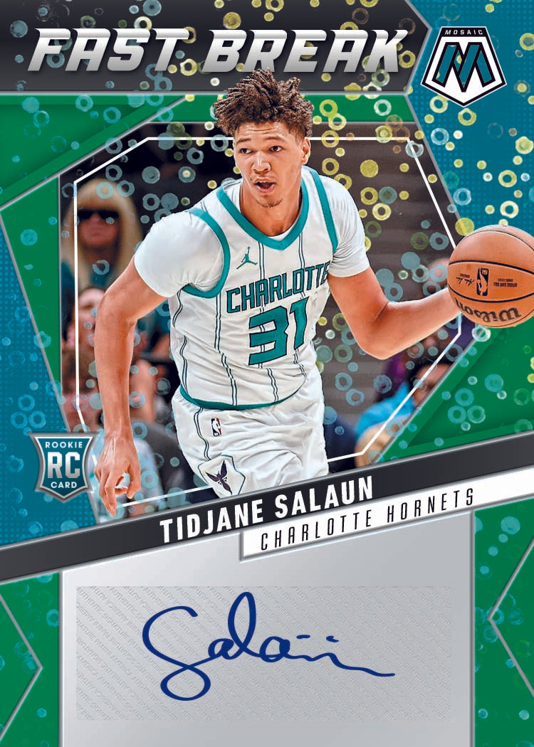 NBA 2024-25 Panini Mosaic Fast Break Basketball Hobby Box (1 Auto)