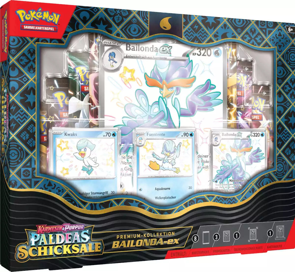 POKEMON Paldeas Schicksale Premium Kollektion Deutsch