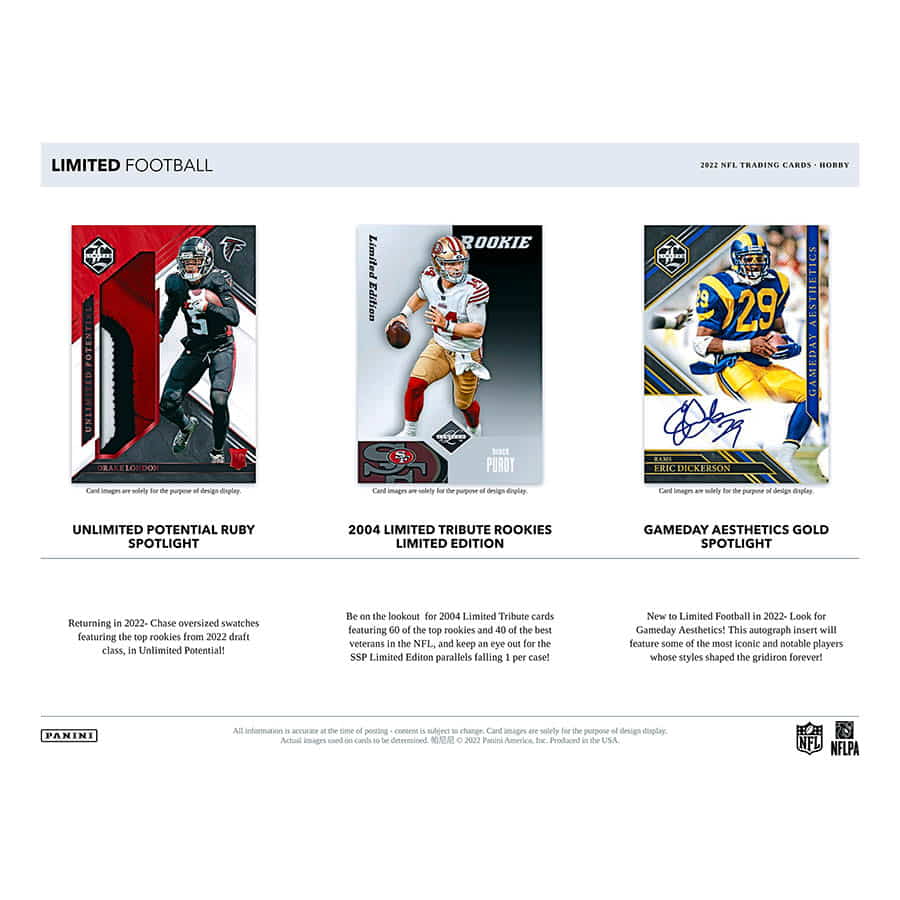 NFL 2022 Panini Limited Football Hobby box (2 Autograph)