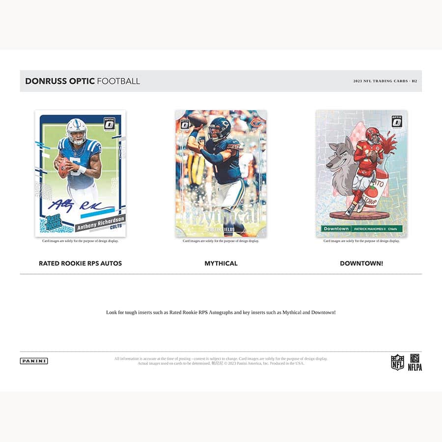 NFL 2023 Panini Donruss Optic Football blaster Box