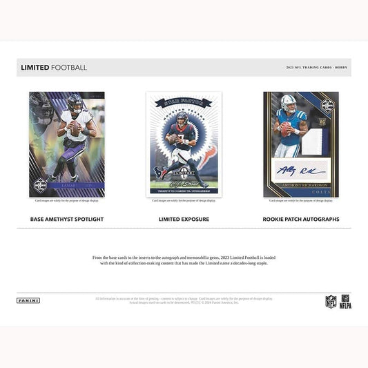 NFL 2023 panini limited football Box