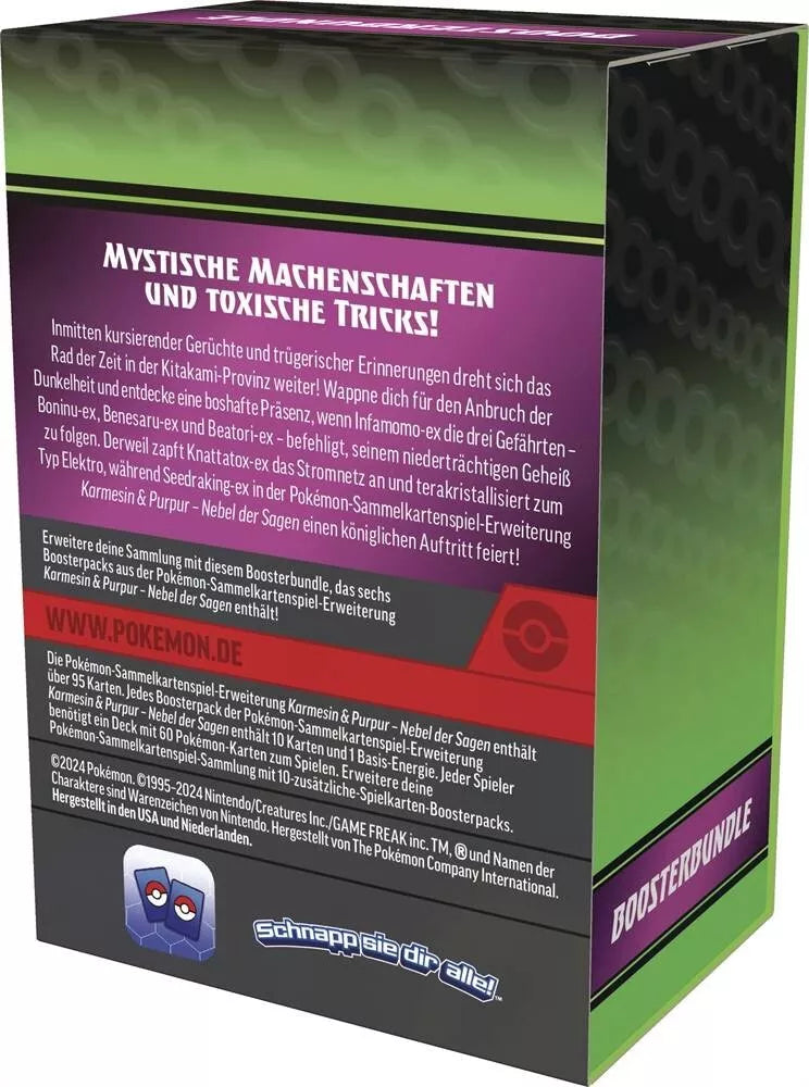 POKEMON Nebel der Sagen Booster Bundle case DE