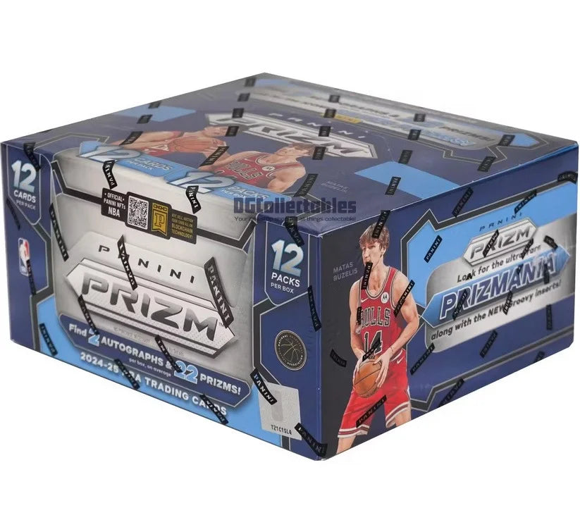 NBA 2024-25 Panini Prizm Basketball Hobby Box (2) Autographed Cards