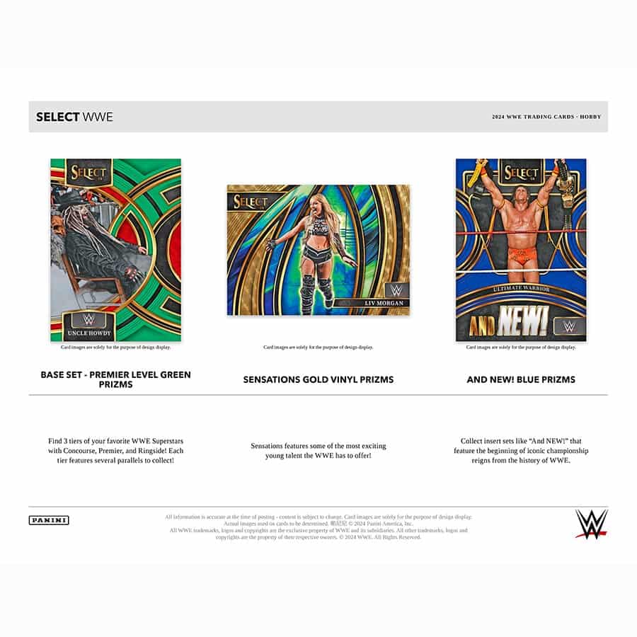 WWE 2024 Panini Select Hobby Box