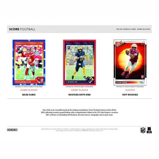 NFL 2024 Score Football Hobby Blaster Box