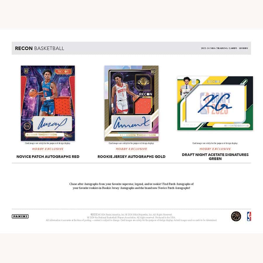 NBA 2023-24 Panini Recon Basketball Hobby Box
