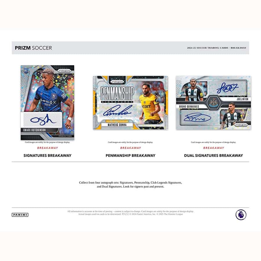 SOCCER 2024-25 Panini Prizm English Premier League Breakaway Hobby box