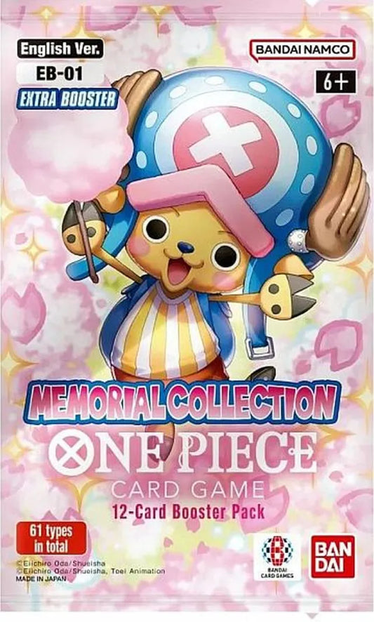 ONE PIECE TCG Booster BOX Memorial Collection Display 24 Booster EB-01 (englisch)