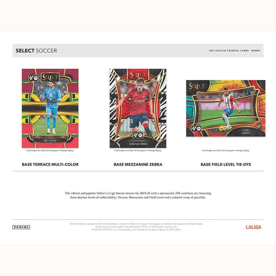 SOCCER 2023-24 Panini Select La Liga Card Box