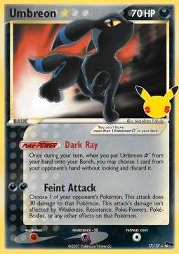 POKEMON Celebrations Premium Dunkles Feelinara-V Box DE
