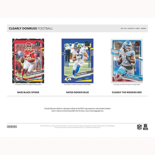 NFL 2023 Clearly Donruss Football Hobby Box