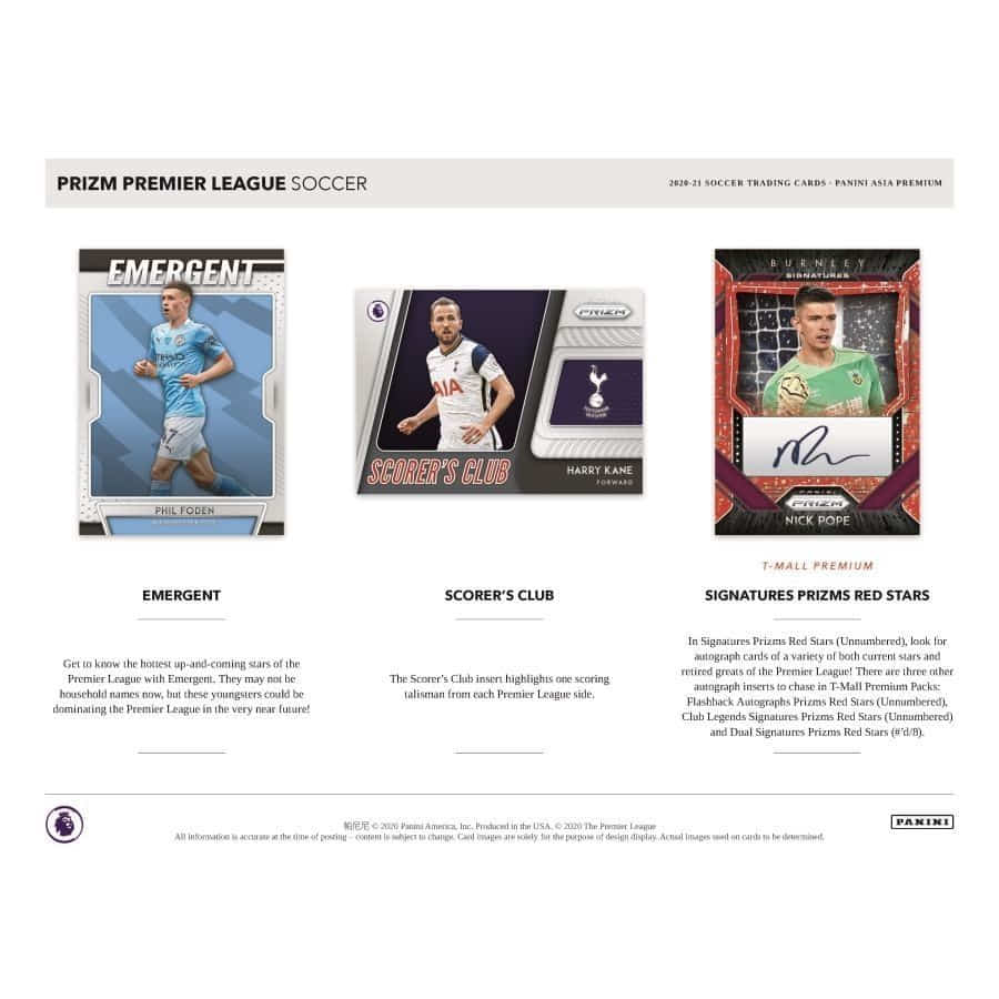 SOCCER 2020-21 Panini Prizm EPL Cards TMALL Premium Box (1 Auto)