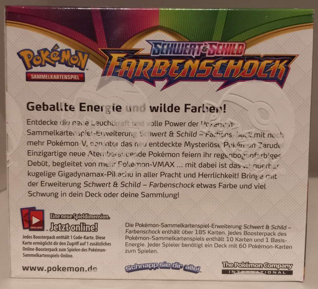POKEMON Farbenschock Display 36er Box DE