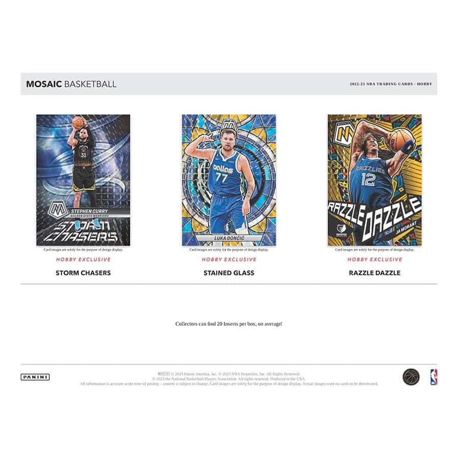 NBA 2022-23 Panini Mosaic Basketball Hobby Box