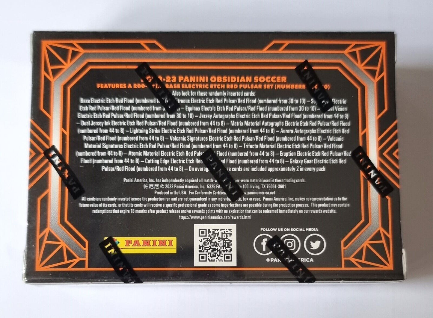 SOCCER 2022/23 Panini Obsidian Tmall Asia Box